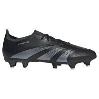 adidas Predator League voetbalschoenen, uniseks, zachte grondschoenen, Core Black Carbon Core Zwart, 39 1/3 EU
