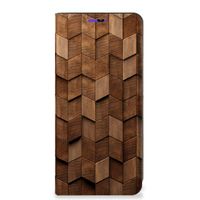 Book Wallet Case voor Samsung Galaxy A22 4G | M22 Wooden Cubes