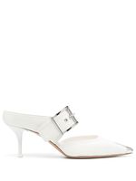 Alexander McQueen mules à bout pointu - Blanc - thumbnail