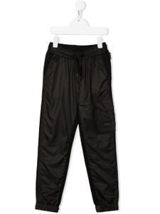 BOSS Kidswear pantalon de jogging à patch logo - Noir