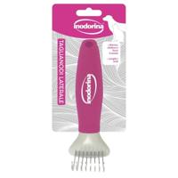 Inodorina, Zijtang voor honden en katten, voor het ontwarren, uitdunnen, glad maken van lang of hard haar, snel en veilig, ideaal voor het polijsten van de vacht