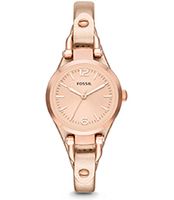 Horlogeband Fossil ES3425 Onderliggend Leder Rosé 7mm - thumbnail