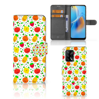 OPPO A74 4G Book Cover Fruits - thumbnail