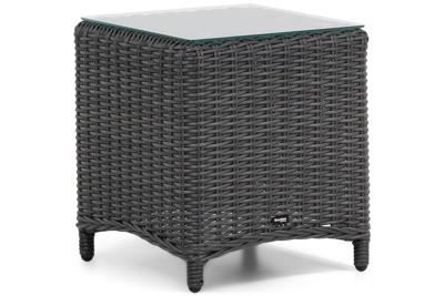 Garden Collections Chicago bijzettafel met glasplaat Garden Collections Chicago bijzettafel met glasplaat