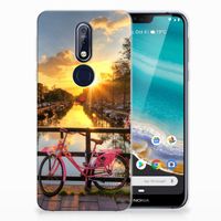 Nokia 7.1 Siliconen Back Cover Amsterdamse Grachten - thumbnail