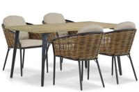 Lifestyle Nice/Montana 180 cm dining tuinset 5-delig