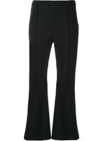 Adam Lippes pantalon évasé crop - Noir