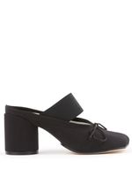 MM6 Maison Margiela mules à détail de nœud - Noir