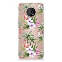 Nokia G50 TPU Hoesje Flamingo Palms