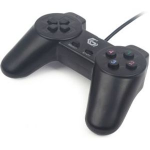 Gembird JPD-UB2-01 game controller Zwart USB 2.0 Gamepad PC