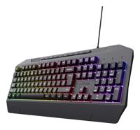 Trust GXT 836 Evocx toetsenbord Gamen USB QWERTY Amerikaans Engels Zwart