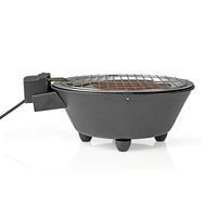 Nedis BBQE112BK Elektrische Barbecue Rond 30 Cm 1250 Watt - thumbnail