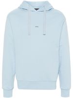 A.P.C. hoodie Larry en coton - Bleu