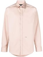 DSQUARED2 chemise en coton à logo imprimé - Rose