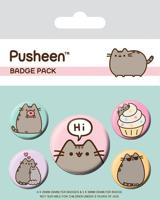 Pusheen Pin-Back Buttons 5-Pack Pusheen Says - thumbnail