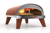 ZiiPa Pizza Oven Piana - Gasmodel - met Thermometer - Terracotta - voor ø 30 cm pizza&apos;s - Roterende pizzasteen