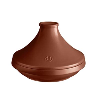 Emile Henry EH149567 Tajine van keramiek, 2 l, voor inductie, diameter 26 cm, voor 4 tot 6 personen, Siena