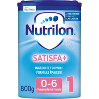 Nutrilon Satisfa+ 1 Ingedikte Zuigelingenmelk 0-6 Maanden Poeder 800g - thumbnail