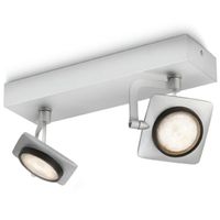 Philips myLiving Spotlight Millenium grijs 2x4,5 W 531924816