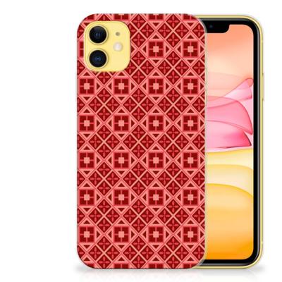 Apple iPhone 11 TPU bumper Batik Rood Apple iPhone 11 TPU bumper Batik Rood