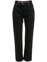 JW Anderson jean slim à détail de cadenas - Noir