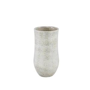 PTMD Dorin White cement minimal high round pot S