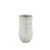 PTMD Dorin White cement minimal high round pot S - thumbnail