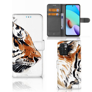 Hoesje Xiaomi Redmi 10 Watercolor Tiger