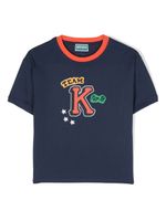 Kenzo Kids t-shirt en coton à imprimé graphique - Bleu