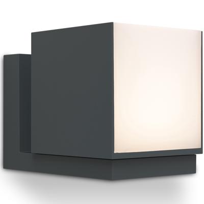 Lutec Cuba 5193803118 LED-buitenlamp (wand) 12 W Antraciet
