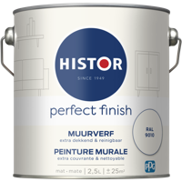 Histor Perfect Finish Muurverf Mat - Ral 9010 - 2,5 liter - thumbnail