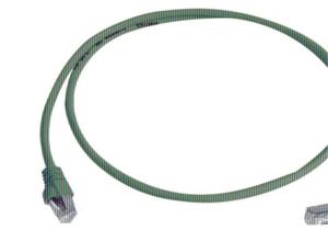 Telegärtner L00002A0179 RJ45 Netwerkkabel, patchkabel CAT 6A S/FTP 3.00 m Geel Vlambestendig, Halogeenvrij 1 stuk(s)