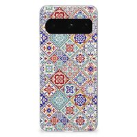 Google Pixel 8 Pro TPU Siliconen Hoesje Tiles Color