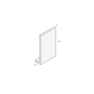 Heering Hardschuim Dakrandpaneel - 150x35x9