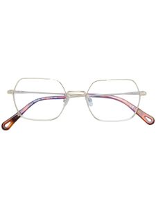 Chloé Eyewear lunettes de vue à monture rectangulaire - Métallisé