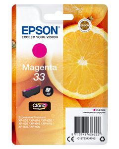 Epson Oranges Singlepack Magenta 33 Claria Premium Ink