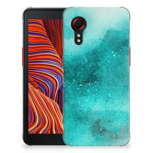 Hoesje maken Samsung Galaxy Xcover 5 Painting Blue