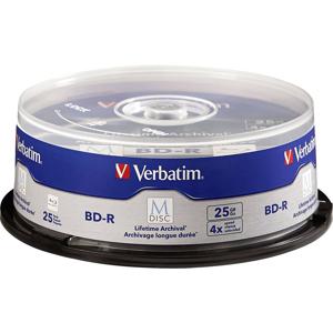 Verbatim 98909 Lees/schrijf blu-ray disc BD-R 25 GB 25 stuk(s)