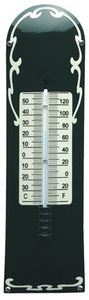 Thermometer Deco Groen / Crème