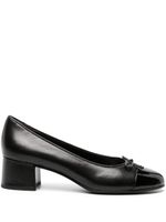 Tory Burch escarpins en cuir à bout contrastant 45 mm - Noir