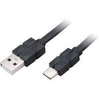 Akasa AK-CBUB43-10BK USB-kabel 1 m USB 2.0 USB C USB A Zwart - thumbnail