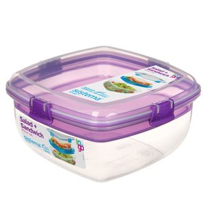 Sistema TO GO - Salad + Sandwich Lunchbox - 1.630 ml Paars