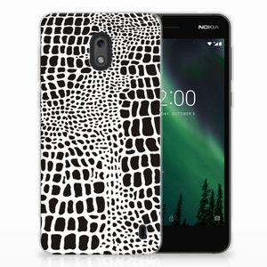 Nokia 2 TPU Hoesje Slangenprint