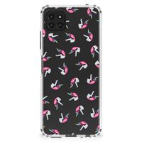 Doorzichtige Silicone Hoesje voor Samsung Galaxy A22 5G Unicorns