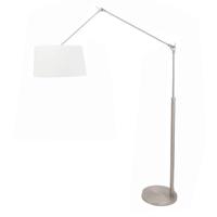 Steinhauer Vloerlamp Gramineus 165cm grijs met linnen witte kap 9719ST - thumbnail