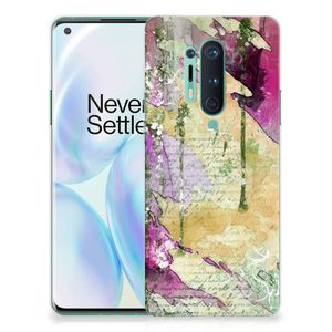 Hoesje maken OnePlus 8 Pro Letter Painting