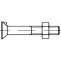 TOOLCRAFT 111630 Verzonken schroeven met neus M8 25 mm Buitenzeskant DIN 604 Staal 200 stuk(s)