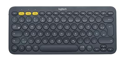 Logitech K380 Multi-Device Bluetooth® Keyboard toetsenbord QWERTZ Duits Grijs