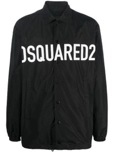 DSQUARED2 surchemise à logo imprimé - Noir