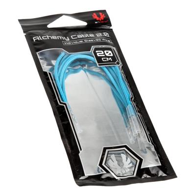 Alchemy 2.0 - PSU kabel - 5x 20cm - cyaan blauw
